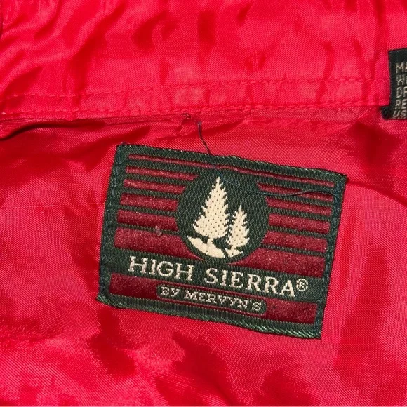 Vintage High Sierra by Mervyn's Red Plaid Flannel Shirt. Unisex. Medium - Picture 5 of 7